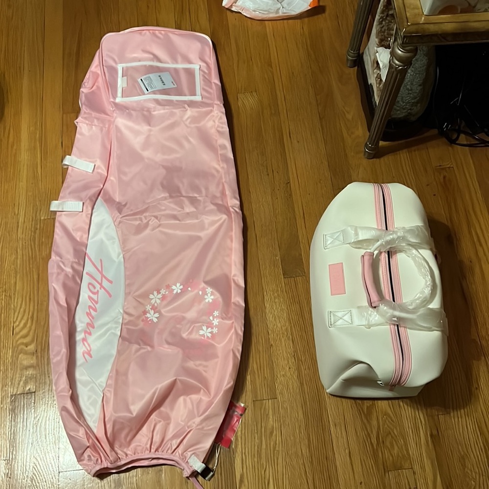 New Honma LTD Edition 65th Anniversary Sakura Blossom Duffel & Golf Cover Set